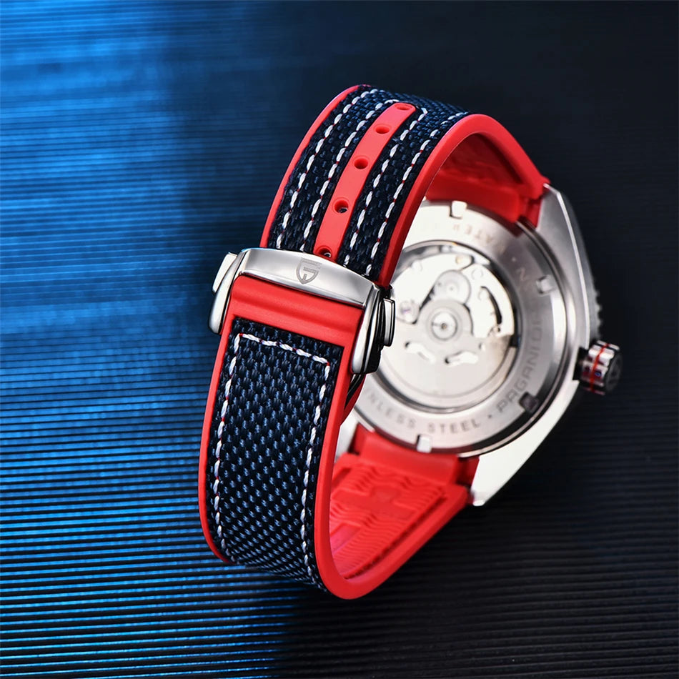 Pagani Design Homens relógio mecânico, automático, impermeável, vidro de safira, clássico, luxo, marca de topo, NH35A movimento
