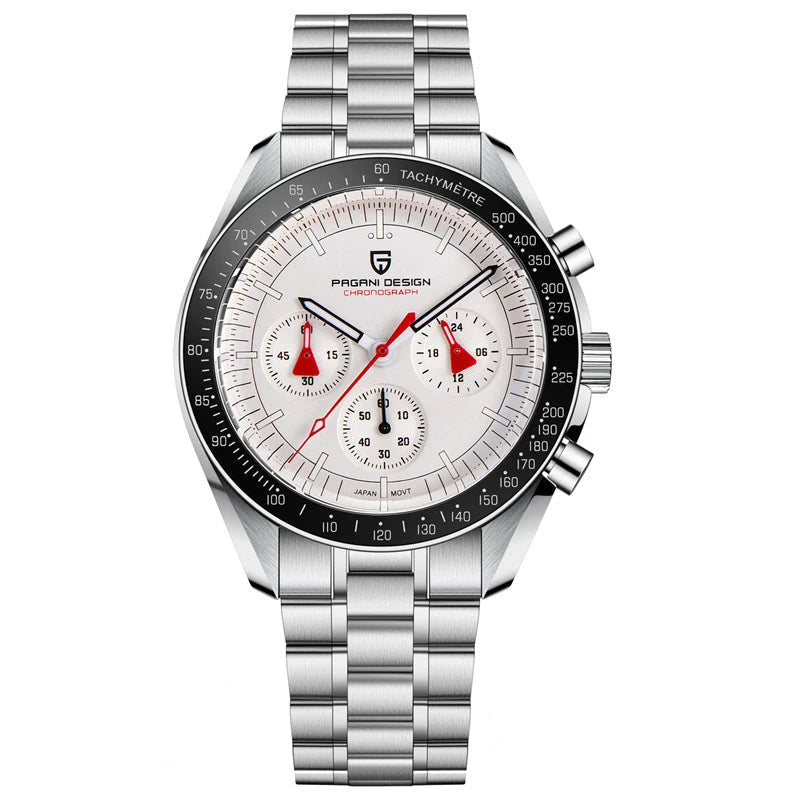 PAGANI DESIGN 2023 Lua Nova Relógio Para Homens Quartz Multifuncional Cronógrafo Esportes Mens Relógios Top Marca De Luxo Sapphire Espelho