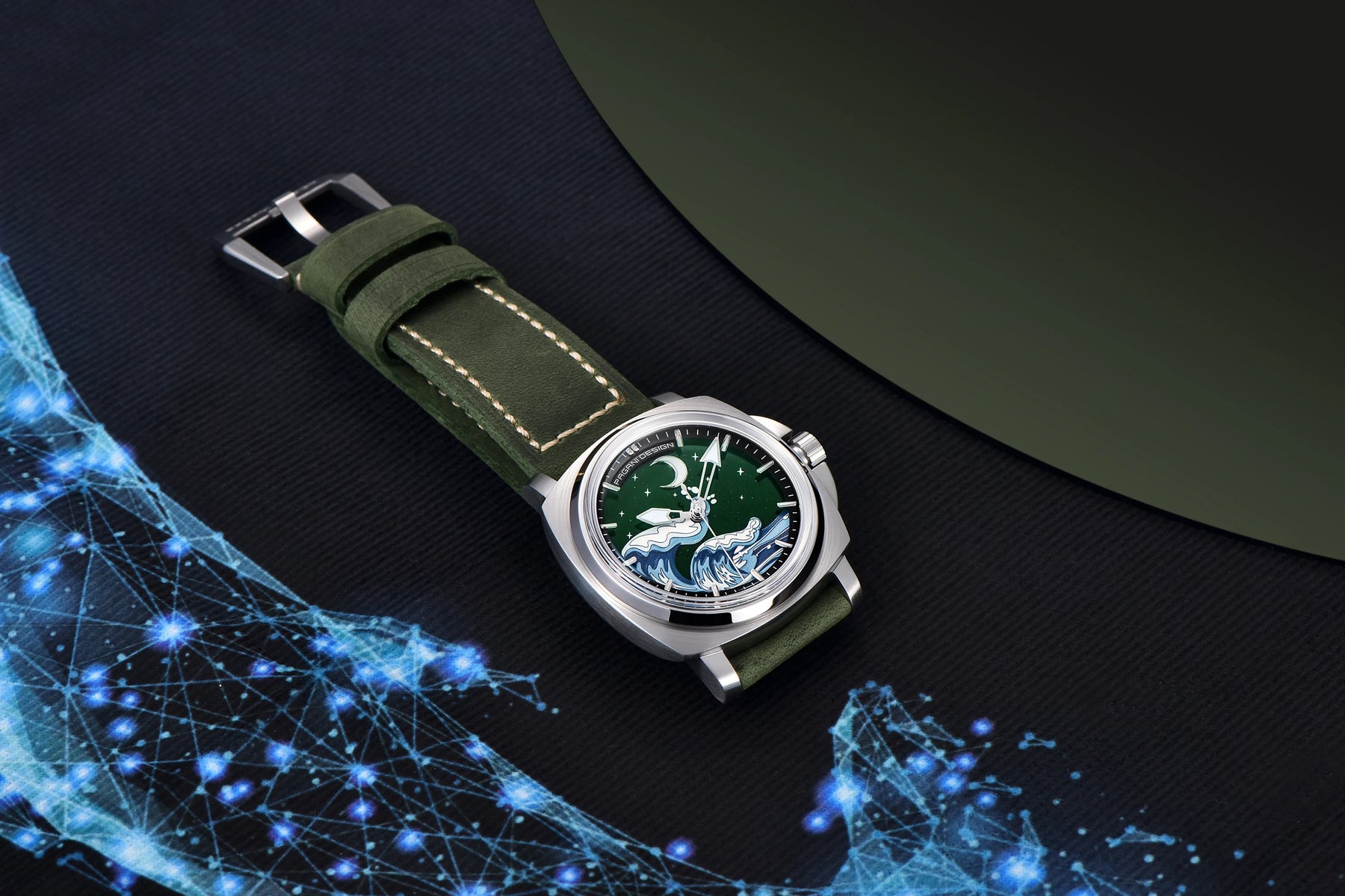 Novo 2024 pagani design moda premium dial relógios mecânicos masculinos vidro safira 100m à prova dwaterproof água relógios de pulso reloj hombre