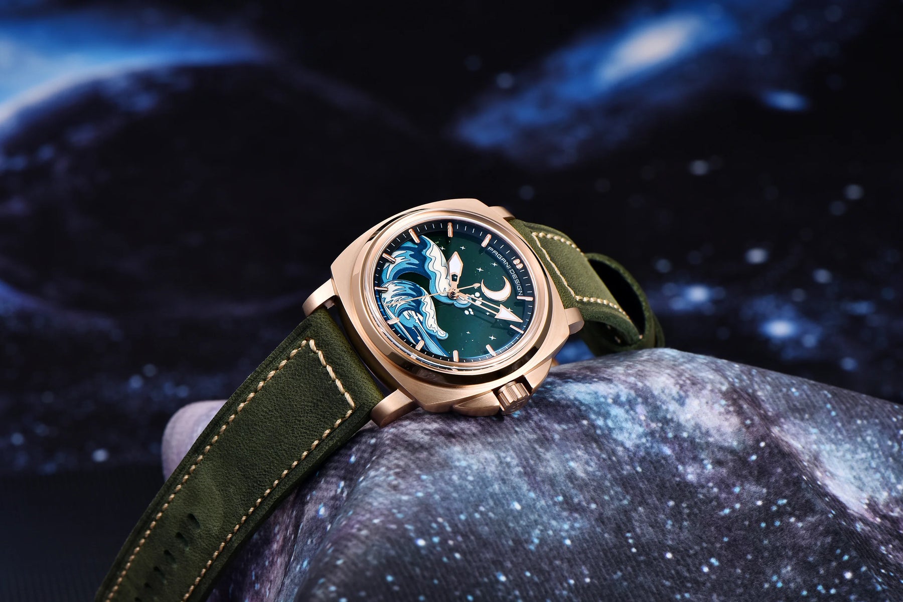 Novo 2024 pagani design moda premium dial relógios mecânicos masculinos vidro safira 100m à prova dwaterproof água relógios de pulso reloj hombre