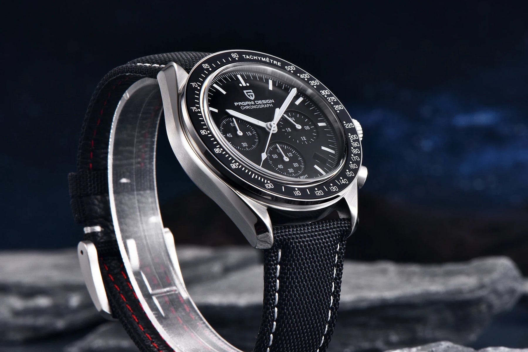 PAGANI DESIGN 2023 Lua Nova Relógio Para Homens Quartz Multifuncional Cronógrafo Esportes Mens Relógios Top Marca De Luxo Sapphire Espelho