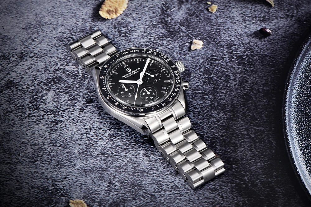 PAGANI DESIGN 2023 Lua Nova Relógio Para Homens Quartz Multifuncional Cronógrafo Esportes Mens Relógios Top Marca De Luxo Sapphire Espelho