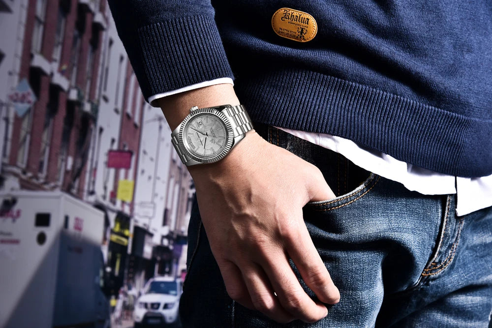 Pagani design dd40 relógios masculinos 2024 topo de luxo rosa ouro relógio para homem relógios mecânicos automáticos à prova dwaterproof água presente
