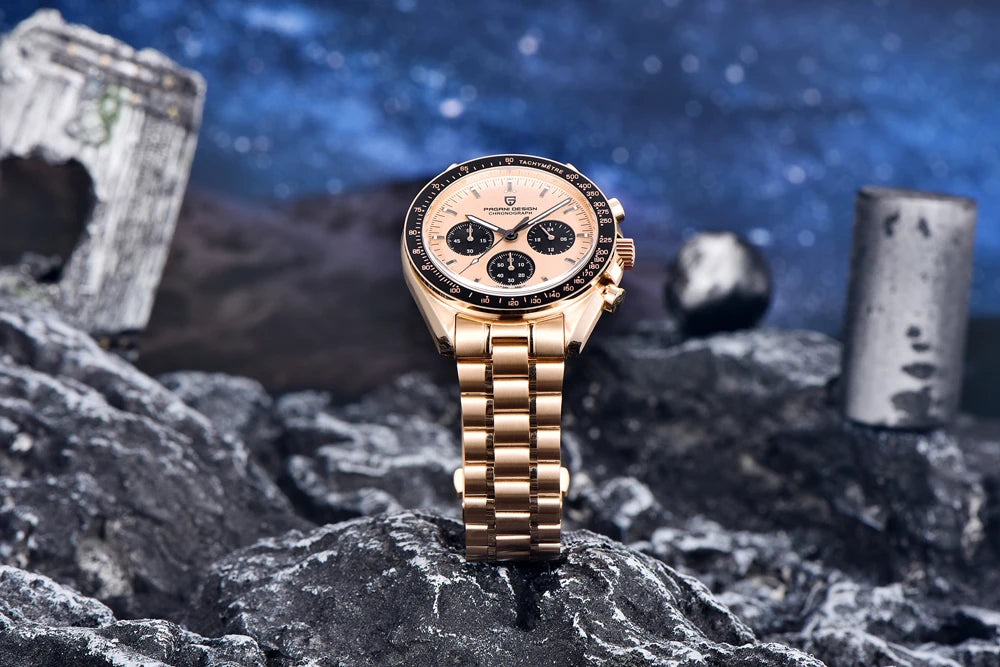 PAGANI DESIGN 2023 Lua Nova Relógio Para Homens Quartz Multifuncional Cronógrafo Esportes Mens Relógios Top Marca De Luxo Sapphire Espelho