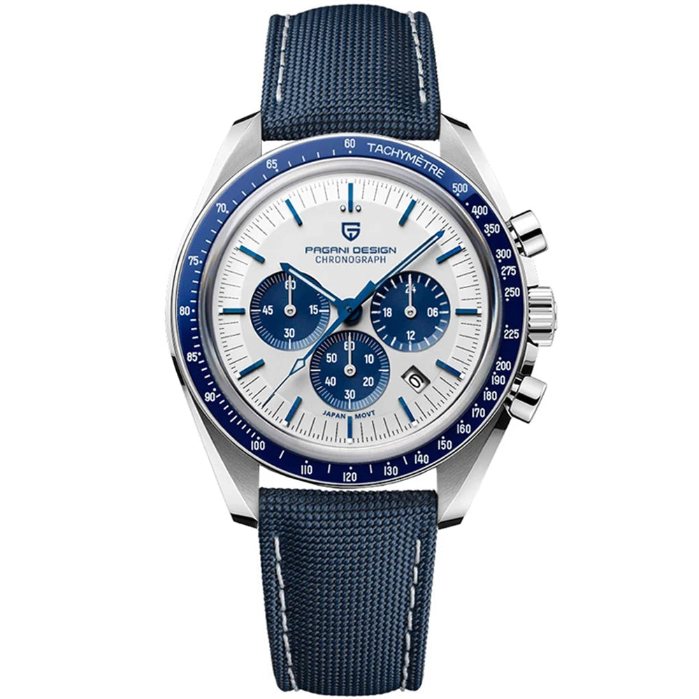 PAGANI DESIGN 2023 Lua Nova Relógio Para Homens Quartz Multifuncional Cronógrafo Esportes Mens Relógios Top Marca De Luxo Sapphire Espelho