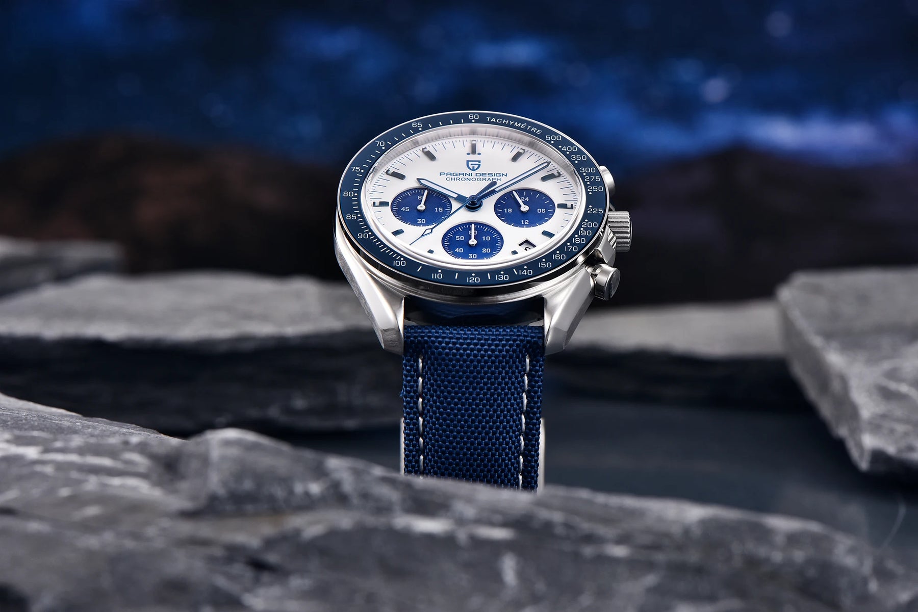 PAGANI DESIGN 2023 Lua Nova Relógio Para Homens Quartz Multifuncional Cronógrafo Esportes Mens Relógios Top Marca De Luxo Sapphire Espelho