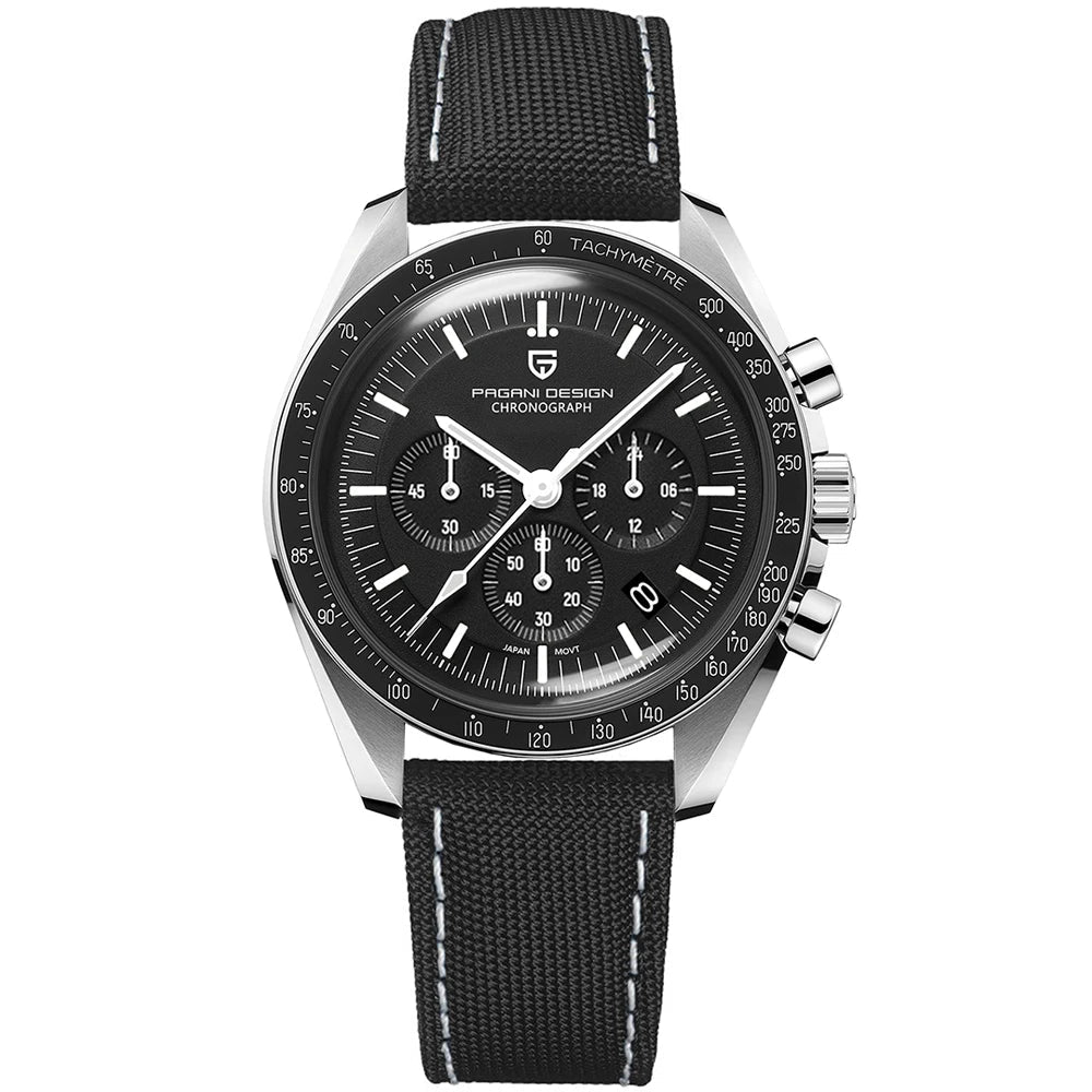 PAGANI DESIGN 2023 Lua Nova Relógio Para Homens Quartz Multifuncional Cronógrafo Esportes Mens Relógios Top Marca De Luxo Sapphire Espelho