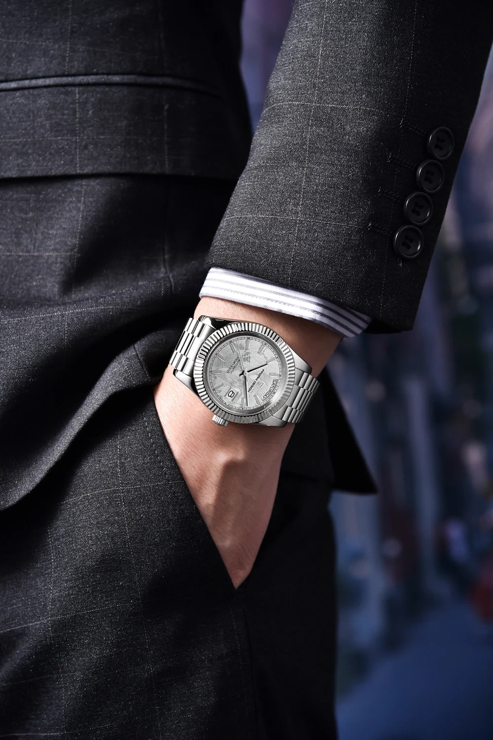 Pagani design dd40 relógios masculinos 2024 topo de luxo rosa ouro relógio para homem relógios mecânicos automáticos à prova dwaterproof água presente