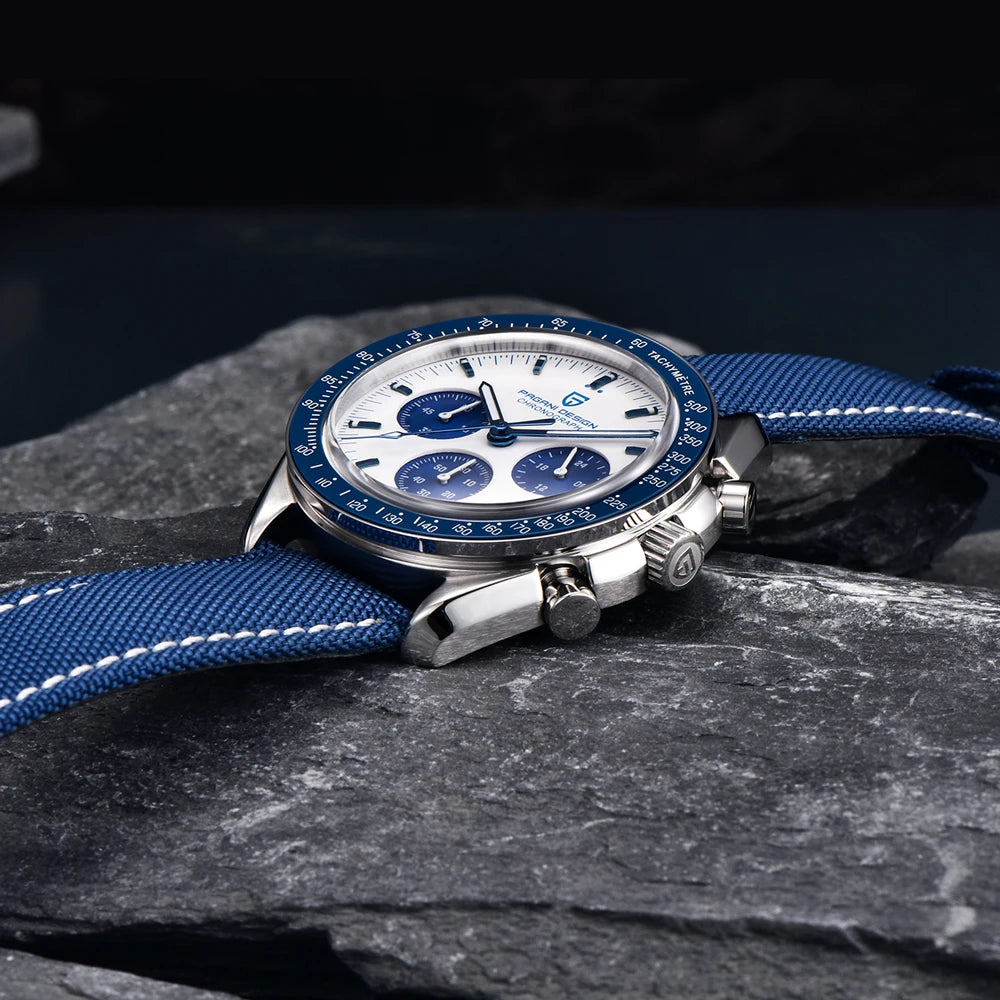 PAGANI DESIGN 2023 Lua Nova Relógio Para Homens Quartz Multifuncional Cronógrafo Esportes Mens Relógios Top Marca De Luxo Sapphire Espelho