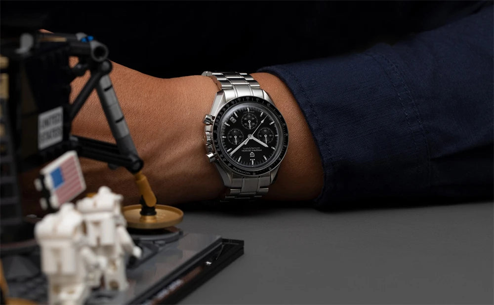 PAGANI DESIGN 2023 Lua Nova Relógio Para Homens Quartz Multifuncional Cronógrafo Esportes Mens Relógios Top Marca De Luxo Sapphire Espelho