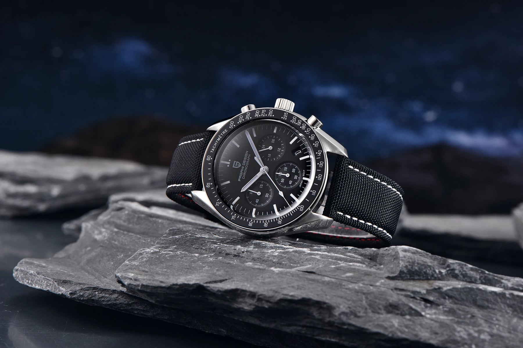 PAGANI DESIGN 2023 Lua Nova Relógio Para Homens Quartz Multifuncional Cronógrafo Esportes Mens Relógios Top Marca De Luxo Sapphire Espelho