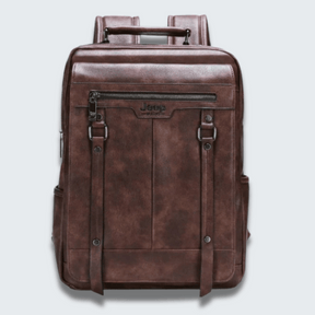 Mochila Masculina para Notebook de Couro Jeep Buluo Modelo Road Master