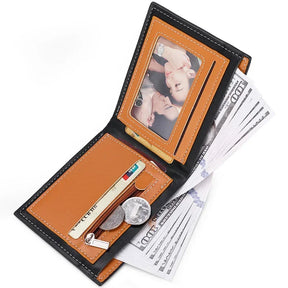 Carteira Masculina Couro Minimalista