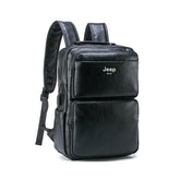 Mochila de Couro Jeep Impermeável Modelo Vintage Style