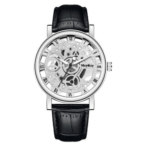 Relógio de Pulso Masculino Times em aço inoxidável com design clássico e vidro resistente a arranhões, 42mm, resistente à água até 50 metros – acessório elegante e durável