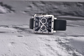 PAGANI DESIGN Relógios impermeáveis masculinos, relógio de quartzo, retângulos, design esqueleto, safira de luxo, aço inoxidável, original, 2022