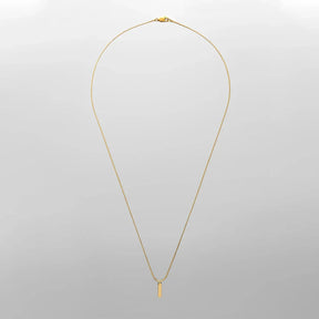 Manco quadrado pingente colar simples moda nova corrente de clavícula de aço inoxidável ouro branco não perde a cor atacado