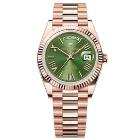 Pagani design dd40 relógios masculinos 2024 topo de luxo rosa ouro relógio para homem relógios mecânicos automáticos à prova dwaterproof água presente