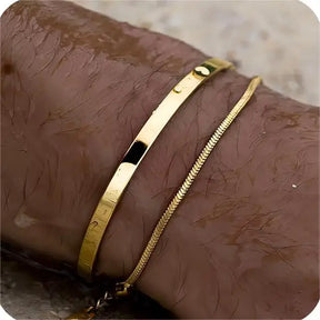 Pulseira em Aço Inoxidável Corrente Cubana para Homens, Pulseira Aberta Ajustável, Jóias Hip Hop, Acessórios de Rua, 3mm