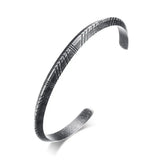 Vnox-Vintage Norse Viking Bracelete para Homens, Aço Inoxidável, Flecha Tribal, Pulseira Masculina Almut, Rock Punk Boy Jóias Retro