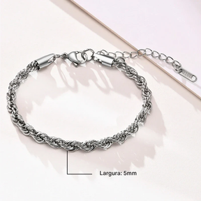 inoxidável masculina pulseira