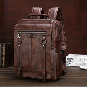 Mochila Masculina para Notebook de Couro Jeep Buluo Modelo Road Master