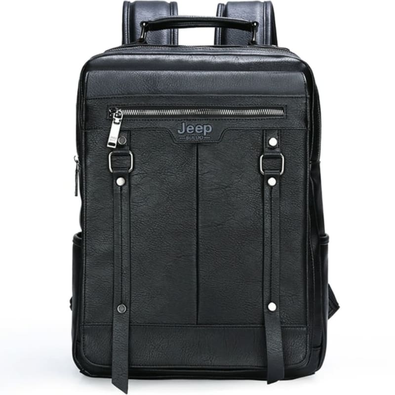 Mochila Masculina para Notebook de Couro Jeep Buluo Modelo Road Master